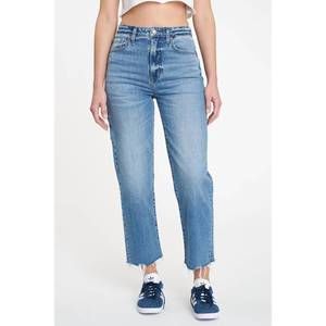 NEW DAZE women's shut down sundaze utility crop jeans in blue